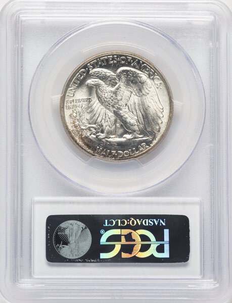 image for: 1945 50c PCGS MS65