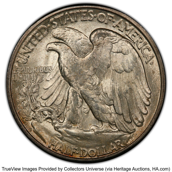 image for: 1946-D 50c PCGS MS66