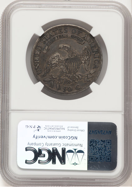 image for: 1809 50C Normal Edge, O-111, R.2, VF30 NGC....