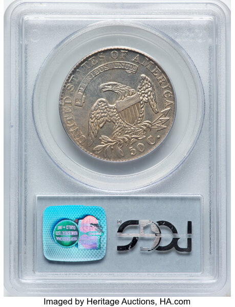 image for: 1831 50C O-102, R.1, AU55 PCGS. Mintage 5,873,660....