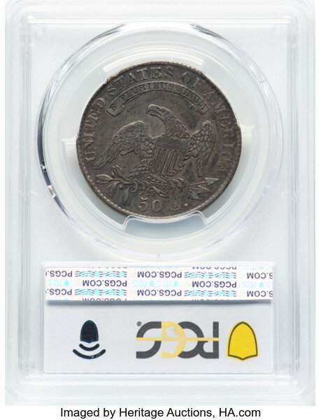 image for: 1829 50C O-105, R.1, VF35 PCGS.  Mintage 3,712,156....