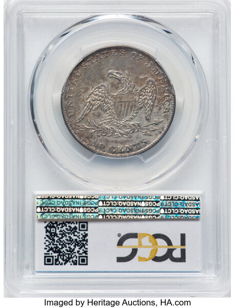 image for: 1837 Reeded Edge 50c PCGS AU58