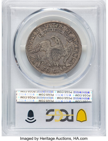 image for: 1811 50C Small 8, O-110, R.1, VF20 PCGS....