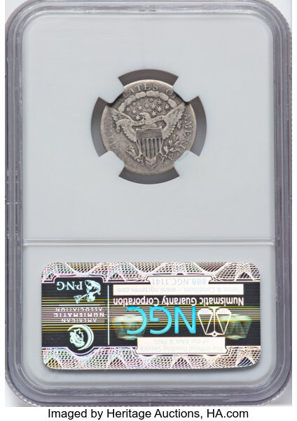 image for: 1807 10C JR-1, R.1, Fine 15 NGC. NGC Census: (10/212).  Mintage 165,000....