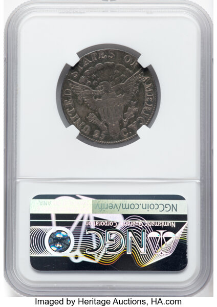 image for: 1806 B-9 25c NGC XF40