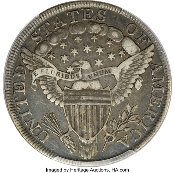 image for: 1799 7x6 Stars, B-5, BB-157 $1  PCGS VF25