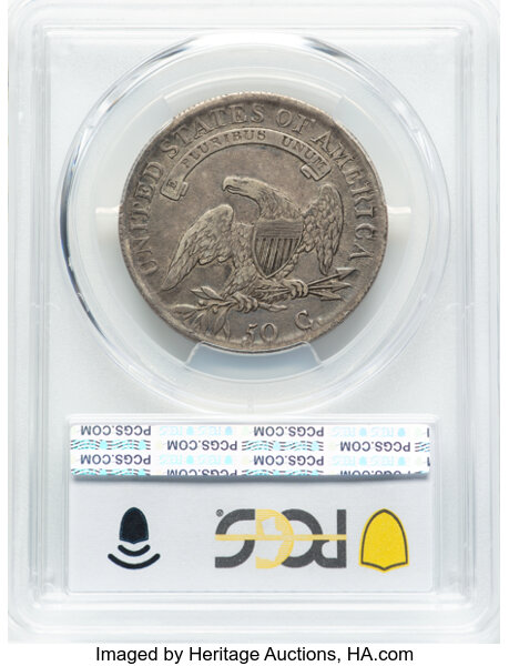 image for: 1808 50C O-103, R.2, VF35 PCGS.  Mintage 1,368,600....