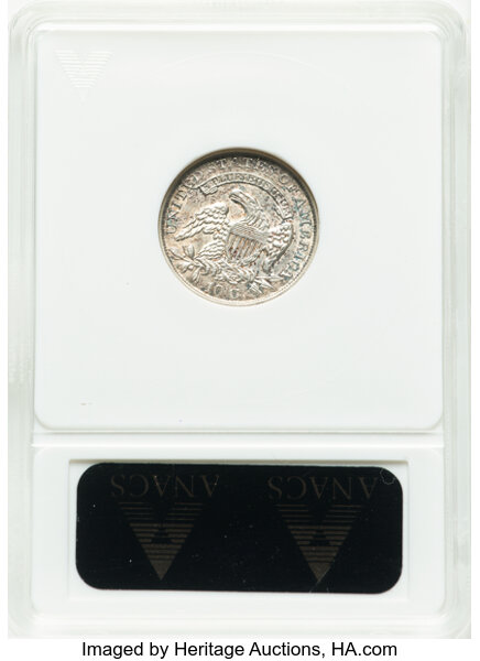 image for: 1833 JR-4 10c ANACS AU55