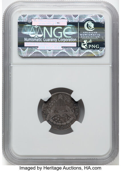 image for: 1803 10C JR-3, R.4, Fine 12 NGC. Ex: Hilt Collection. CDN: $2,000 Whsle. Bid for NGC/PCGS Fine 12. Mintage 33,040.Ex: R...