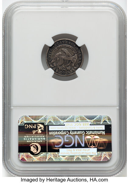 image for: 1833 10C JR-2, High R.4, VF30 NGC. Mintage 485,000....
