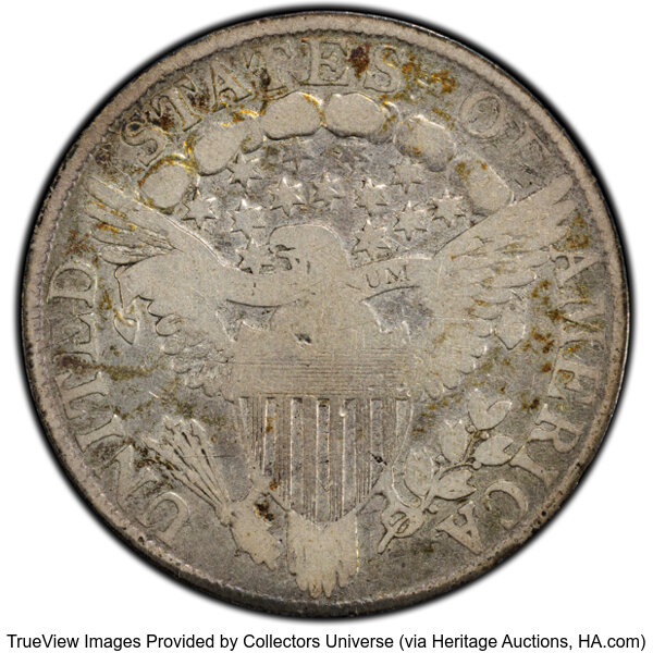image for: 1805 50C O-112, T-2, R.2, VG10 PCGS. PCGS Population: (1/24 and 0/0+)....