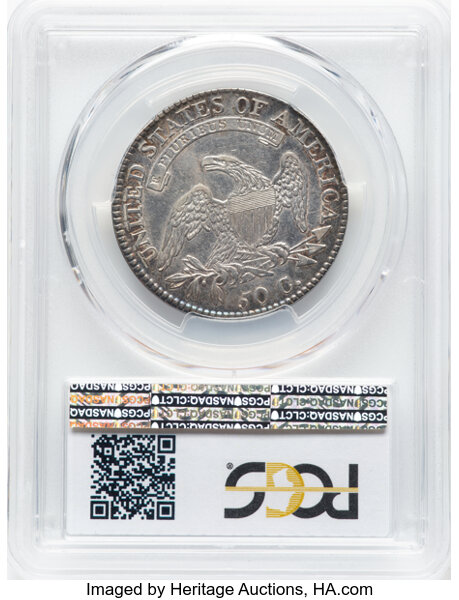 image for: 1817 50C O-109, R.3, AU50 PCGS. PCGS Population: (93/259).  Mintage 1,215,567....