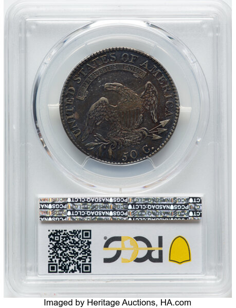 image for: 1817 50C O-109, R.3, XF40 PCGS.  Mintage 1,215,567....