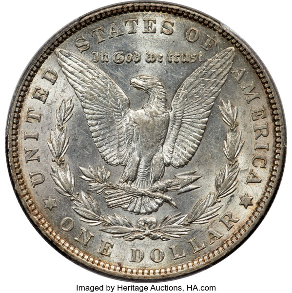image for: 1901 $1 Doubled Die Reverse, VAM-3, AU55 PCGS. A Top 100 Variety. This important Guide Book doubled die reverse adds to...