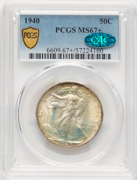 image for: 1940 50c PCGS MS67+ CAC