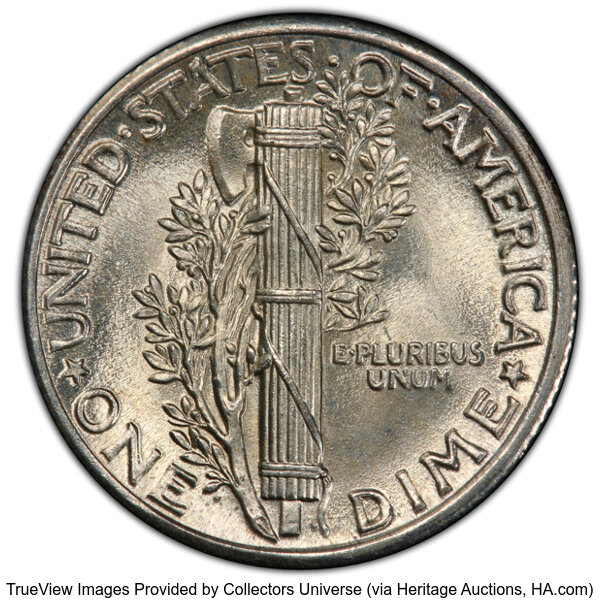 image for: 1938 10c PCGS MS68 FB