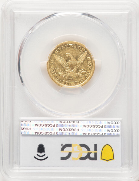 image for: 1846-D $5  PCGS VF35