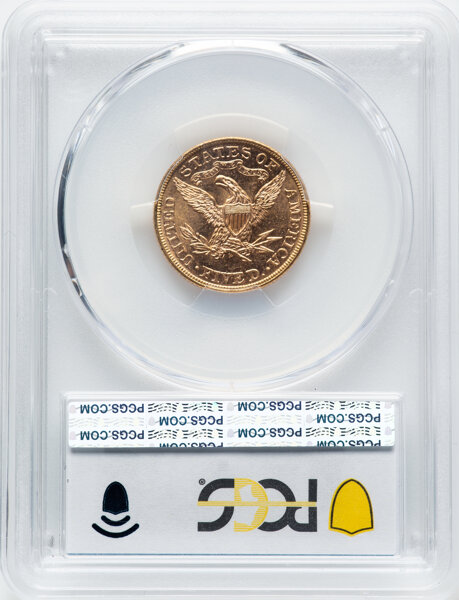 image for: 1893 $5  PCGS MS63 PL