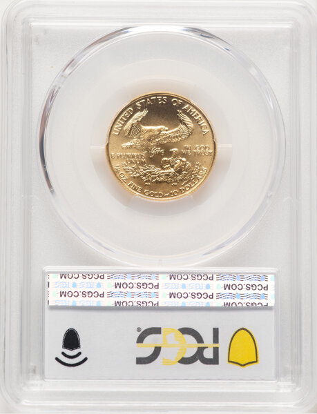 image for: 1991 Gold Eagle $10  PCGS MS69