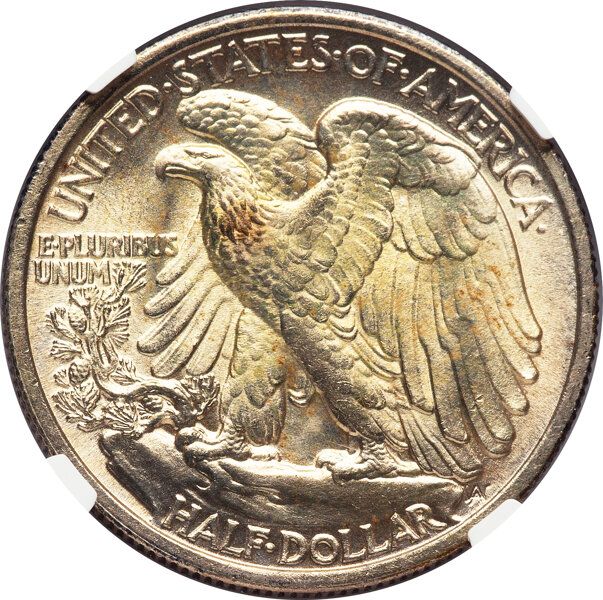 image for: 1935 50c NGC MS67+