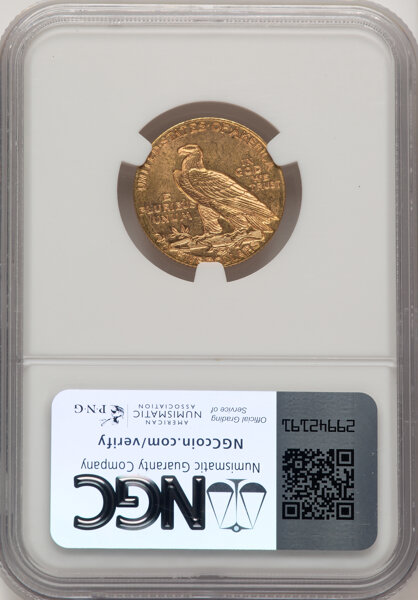 image for: 1916-S $5  NGC MS62