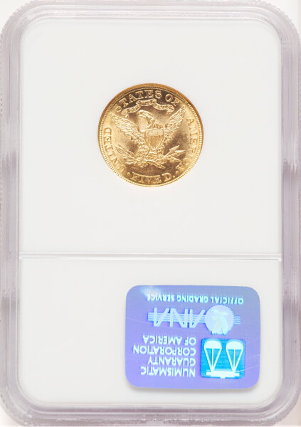 image for: 1886 $5  NGC MS64