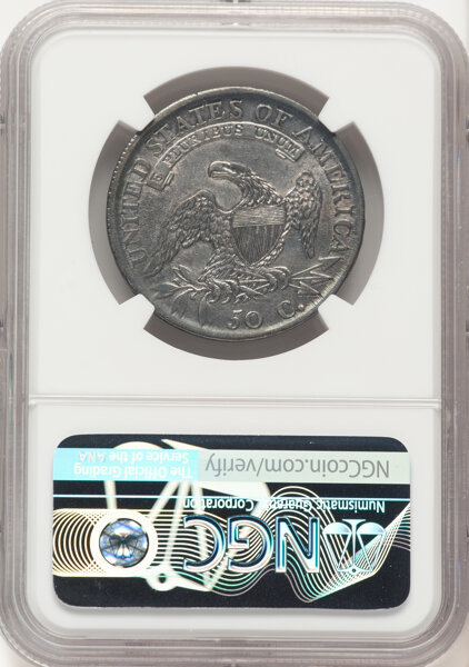 image for: 1811/10 Punctuated Date, O-101 50c NGC AU55