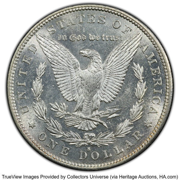 image for: 1884-S $1  PCGS AU58