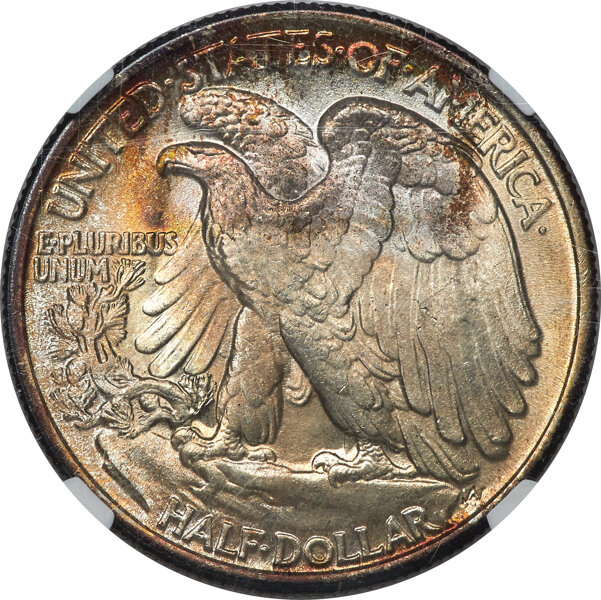 image for: 1947 50c NGC MS67+ CAC
