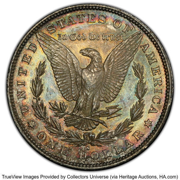 image for: 1884-S $1  PCGS AU58 CAC