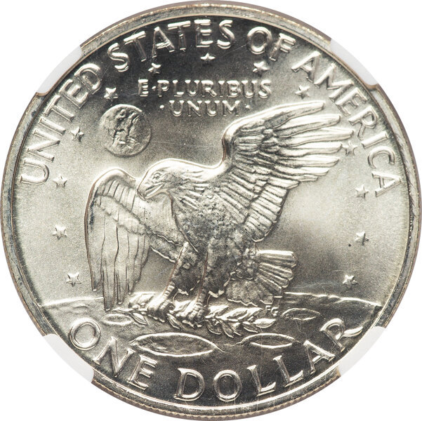 image for: 1972-S Silver $1  NGC MS69