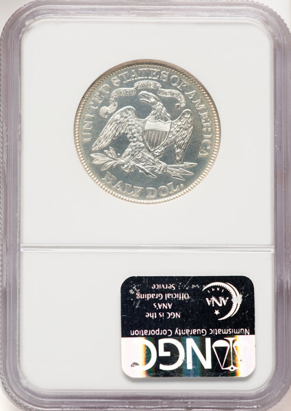 image for: 1881 50c NGC PR64 CAM