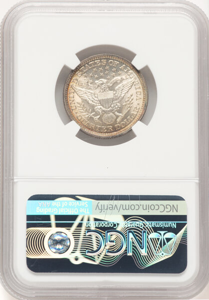 image for: 1893 25c NGC MS66