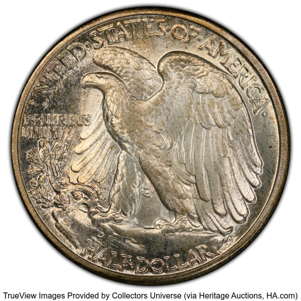 image for: 1942 50c PCGS MS67+