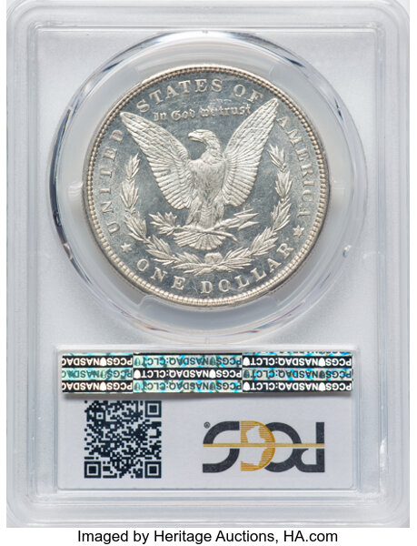 image for: 1890 $1  PCGS MS65 PL