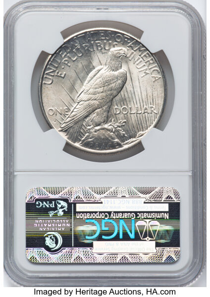 image for: 1928-S $1  NGC MS64+ CAC