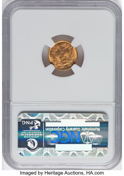 image for: 1871 G$1 NGC MS63