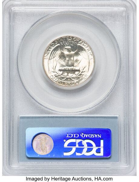 image for: 1950-S/D 25C FS-601 MS66 PCGS. Mintage 10,284,004....