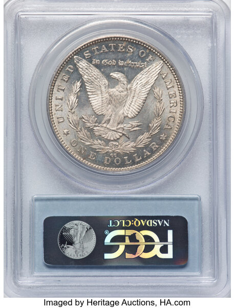 image for: 1892-CC $1  PCGS MS63