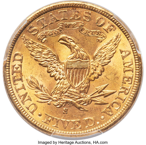 image for: 1902-S $5  PCGS MS65