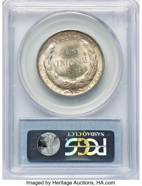 image for: 1920 Maine 50c PCGS MS67