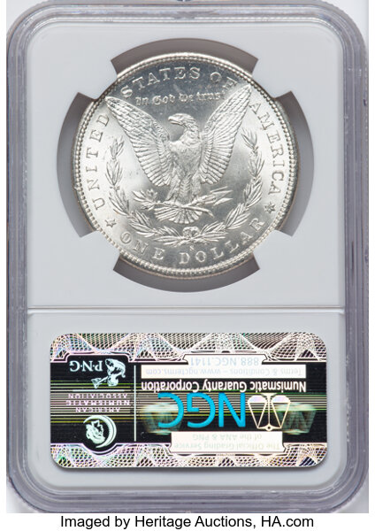 image for: 1885-S $1  NGC MS65