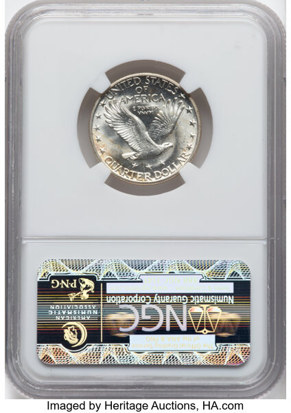 image for: 1918-S 25c NGC MS64 FH