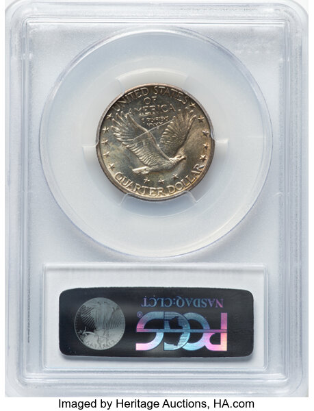 image for: 1918-S 25c PCGS MS66