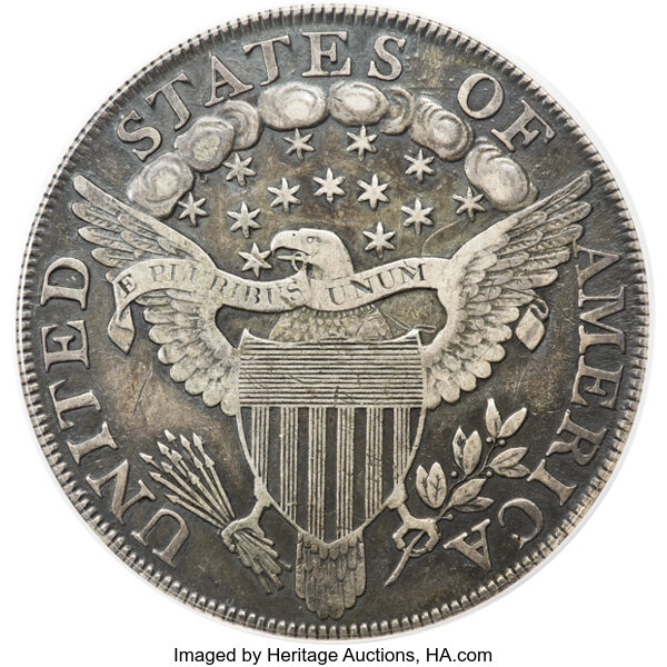 image for: 1801 $1 B-3, BB-213, R.3, VF35 ANACS....