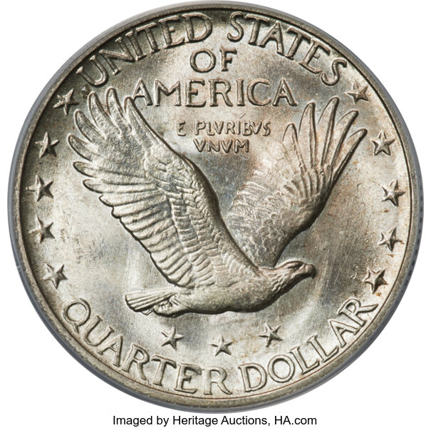 image for: 1920-S 25c PCGS MS66