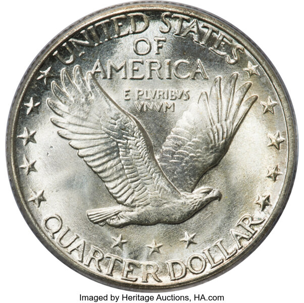 image for: 1924-S 25c PCGS MS66 CAC