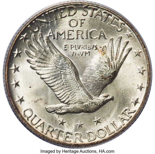 image for: 1923-S 25c PCGS MS65