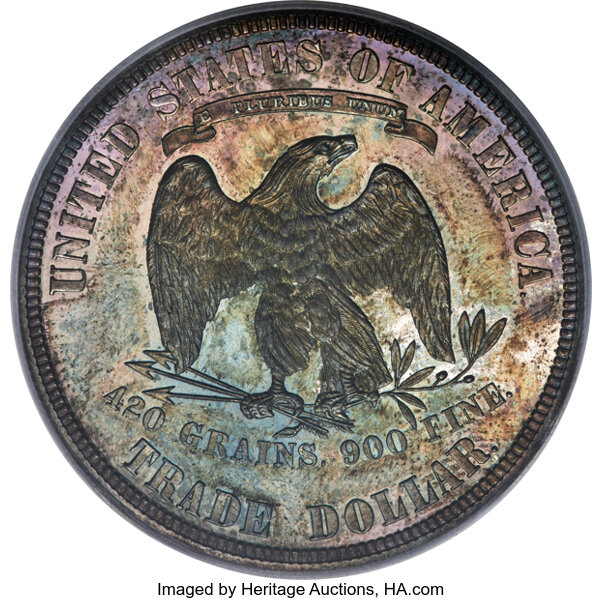 image for: 1881 Trade$ PCGS PR63