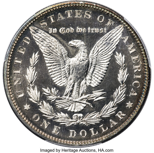 image for: 1880 $1  PCGS PR64+ CAC